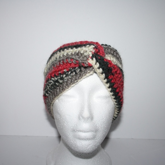 NWOT Winter Crocheted Earwarmer Alpaca Wool - Picture 4 of 6